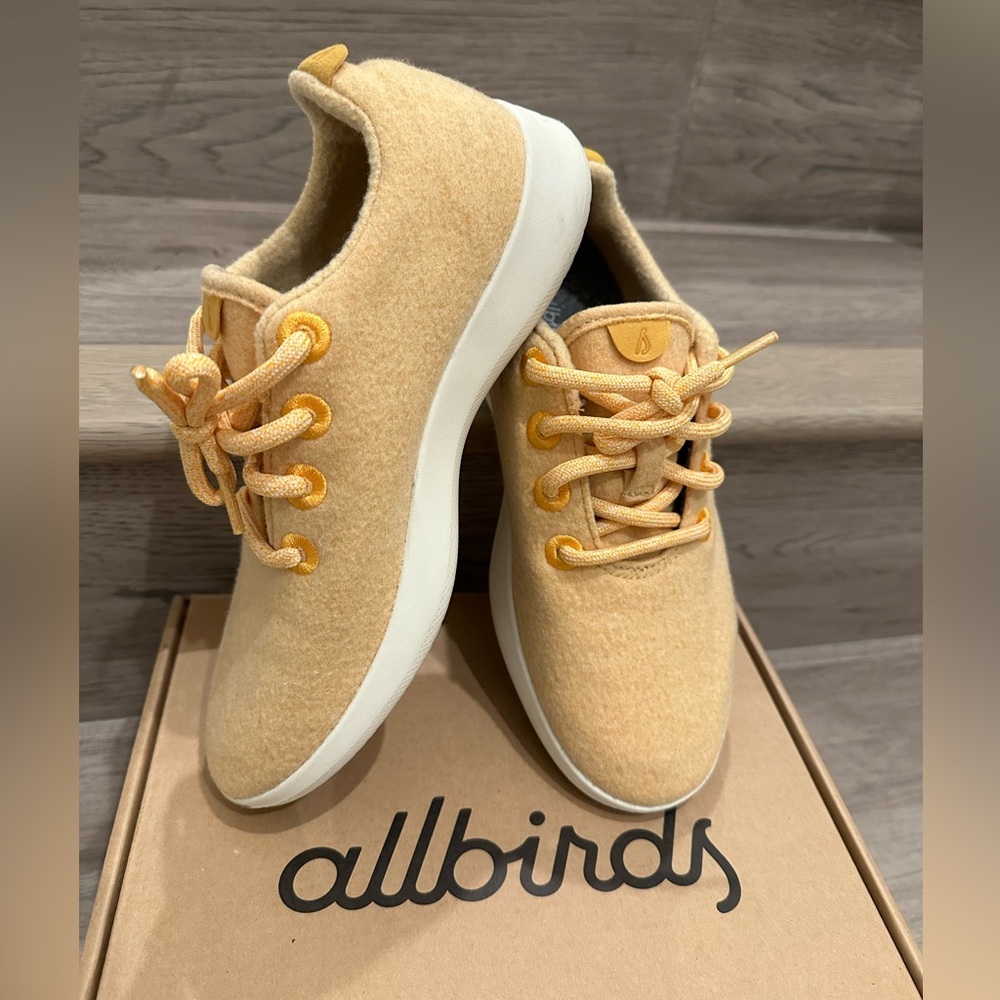 Allbirds Wool Runners Tuke Honey (golden yellow) 7 7W